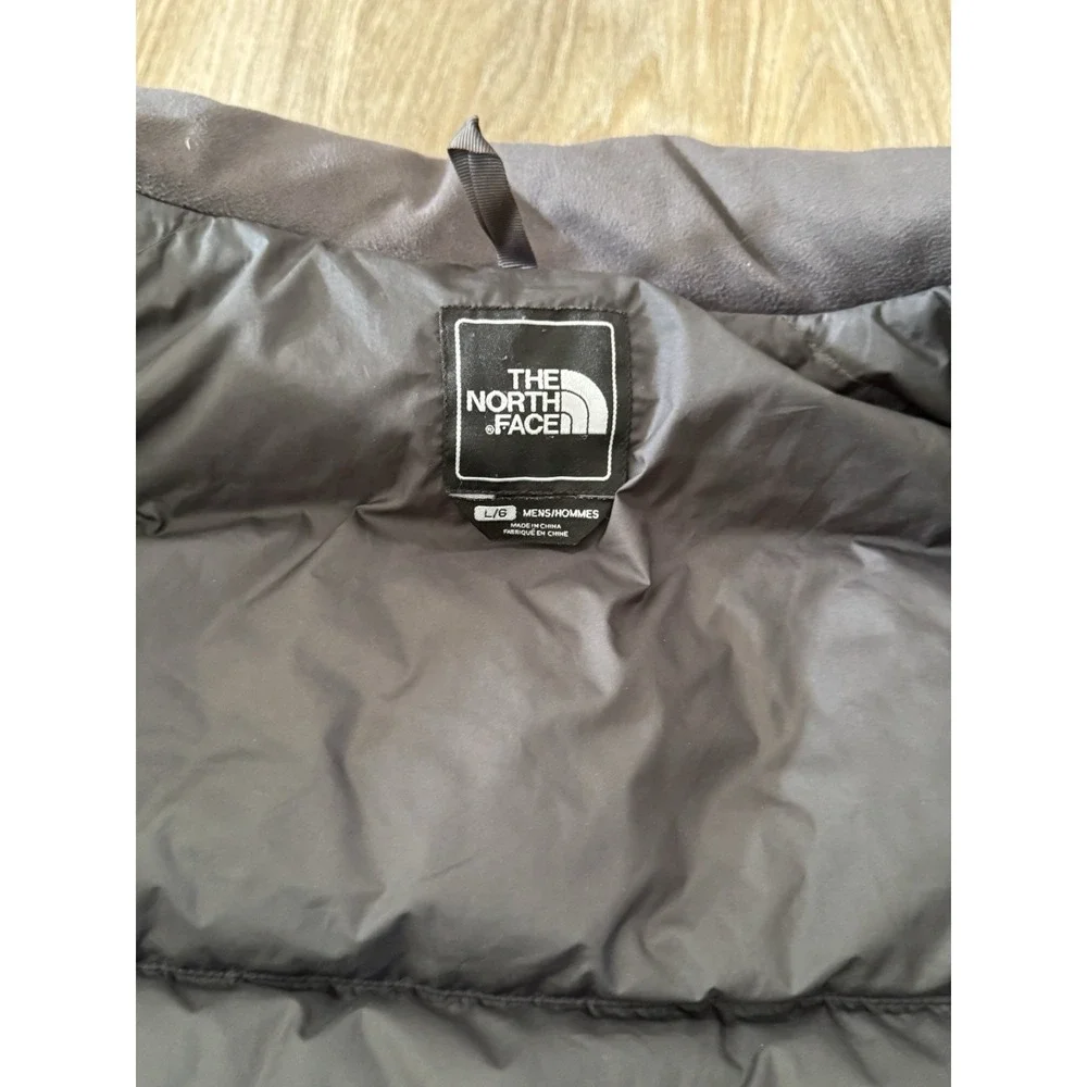 The‎ NORTH FACE Retro Nupste 550 Down Hooded Puffer Jacket Large Summit Blue